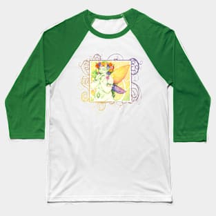 Flower Faerie - Petunia Baseball T-Shirt